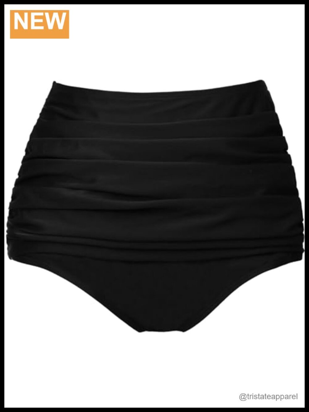 High Waisted Tummy Control Full Coverage Bikini Swim Bottoms